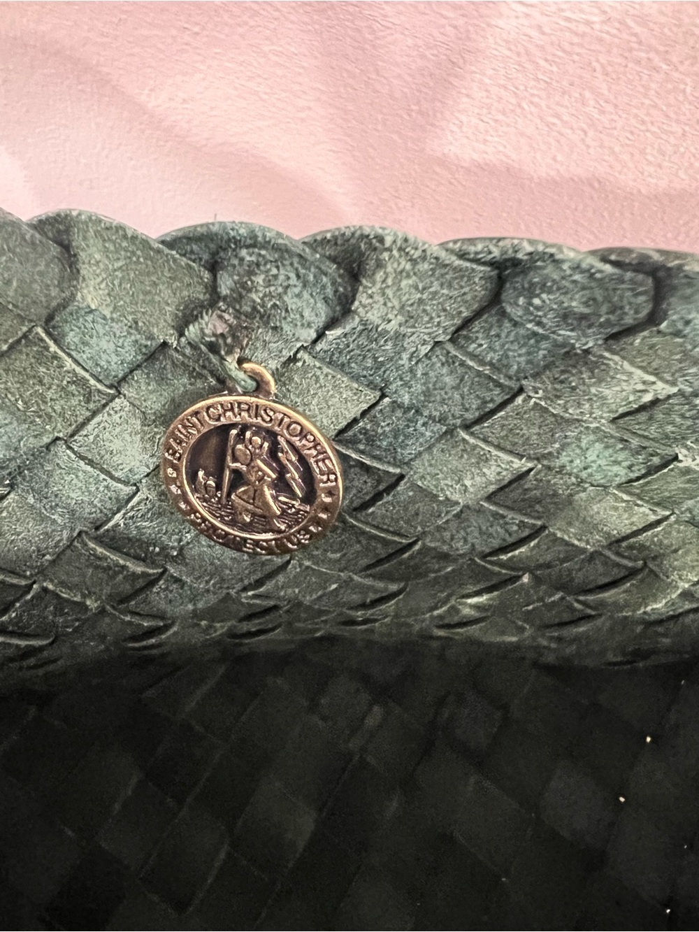 Dragon Diffusion The Rosanna Woven Bag Forest Green - Picture 11 of 14